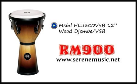 Meinl HDJ600VSB Wood Djembe/VSB